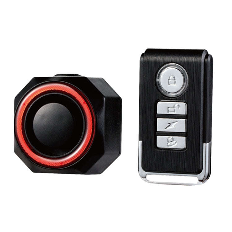 Bicycle Smart Taillight Anti-theft Alarm Brake Warning Light, WL03C Remote Control, WL03C Set + S...