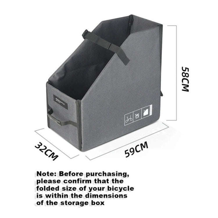 Rhinowalk RK70 For Brompton 14-inch Folding Bicycle Storage Box Car Trunk Bag, RK70