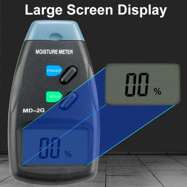 MD-2G 2 Pin LCD Screen Digital Display Wood Moisture and Humidity Detector, MD-2G