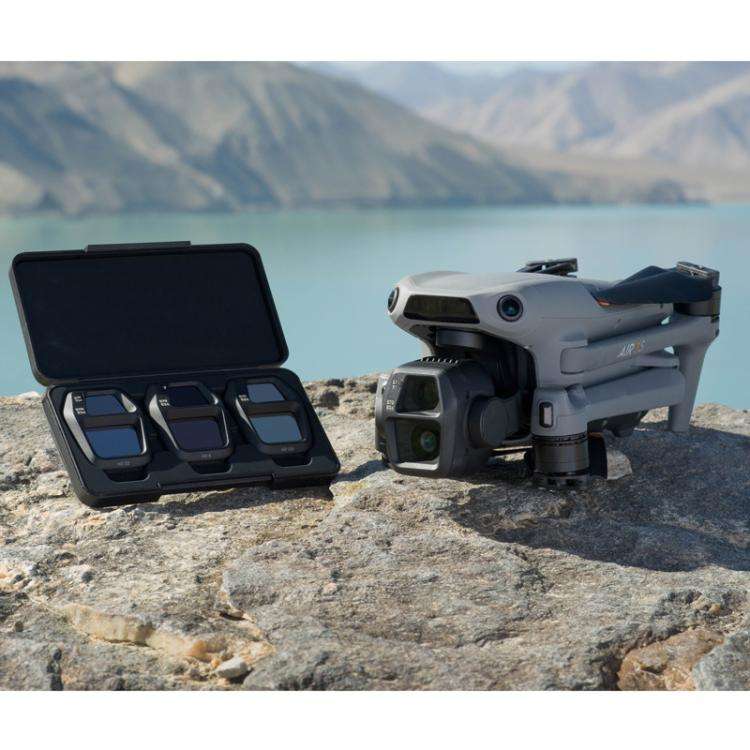 Original ND Filter Set For DJI Air 3S  (ND8/32/128), ND Filter Set