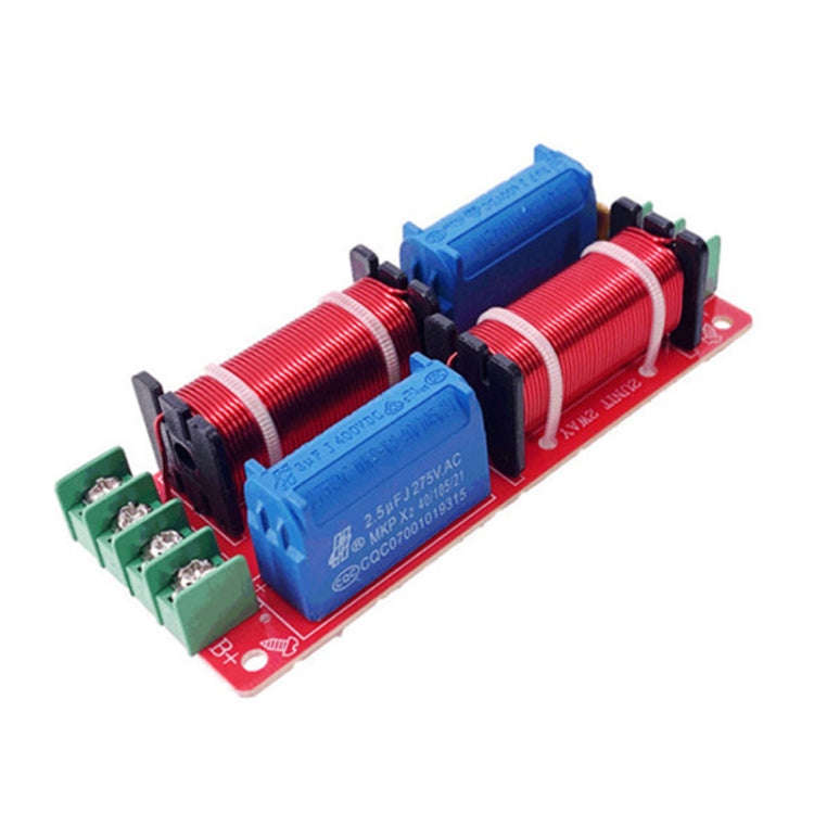 WEAH-2503 High and Low 2-way Speaker Crossover Hi-Fi Home Audio Solderless Divider