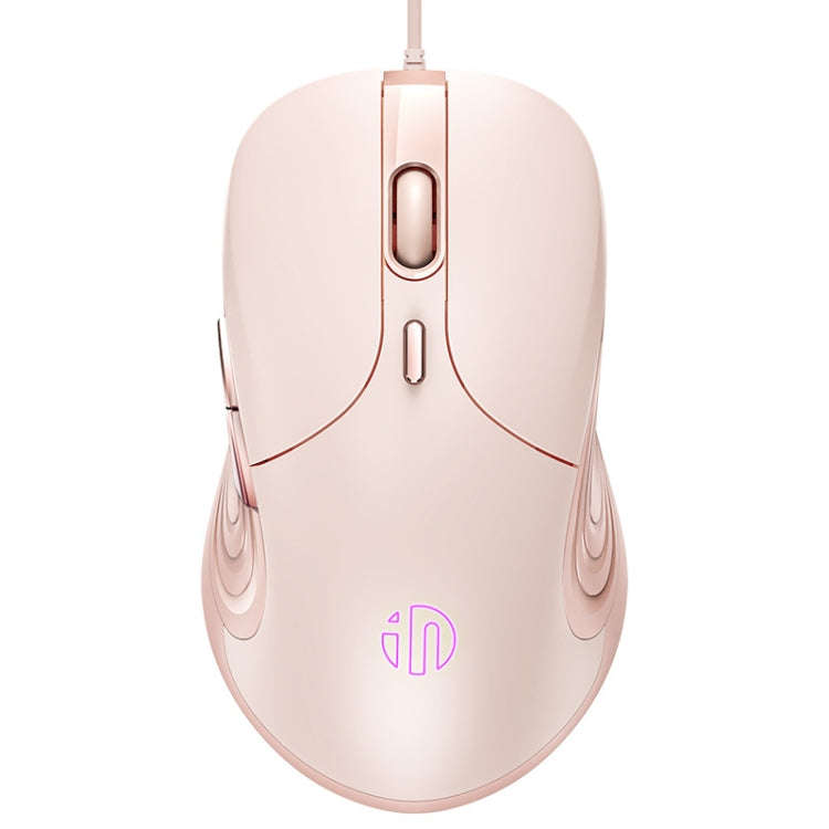 Inphic B8 Mute Light Emitting Wired Mice Home Office Gaming Computer Mouse, B8