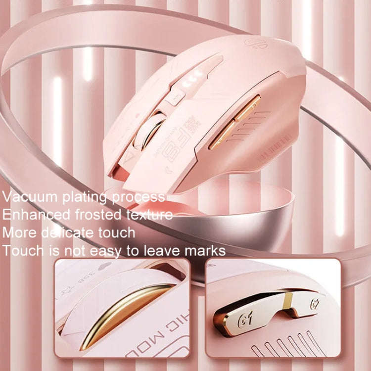 Inphic F8 2.4G Wireless Mute Charging Computer Gaming Mouse, F8