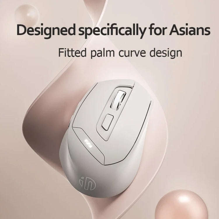 Inphic DR6 2.4G Wireless + Bluetooth 5.0/4.0 Tri-mode Charging Mute Office Gaming Computer Mouse,...