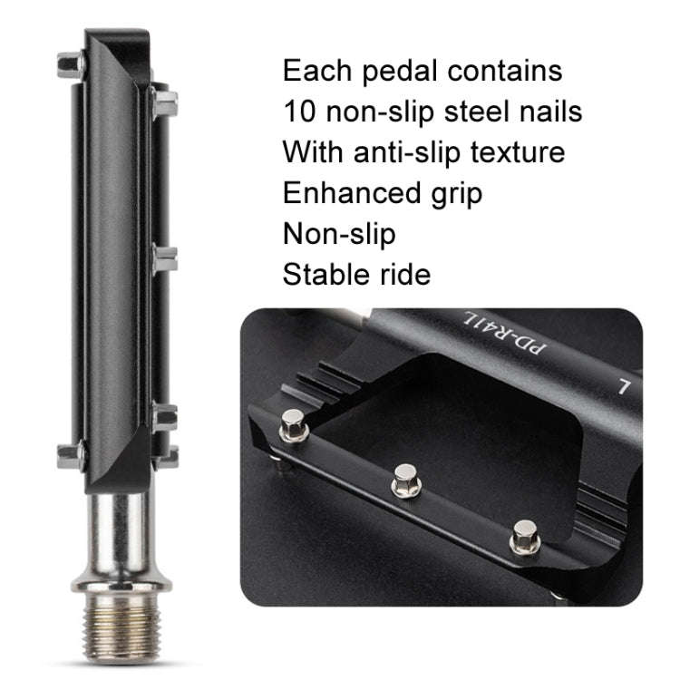 PROMEND PD-R41L 1pair Bicycle Aluminum Alloy Perrin Bearing Pedals