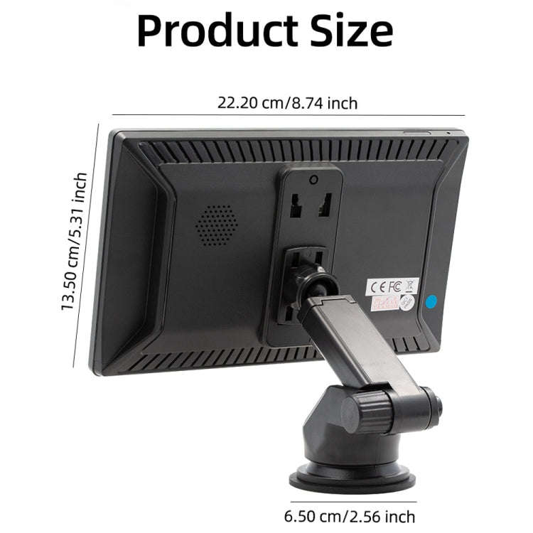 Car Universal Screen Stereo HD MP5 Player Reversing Monitor, Without Camera