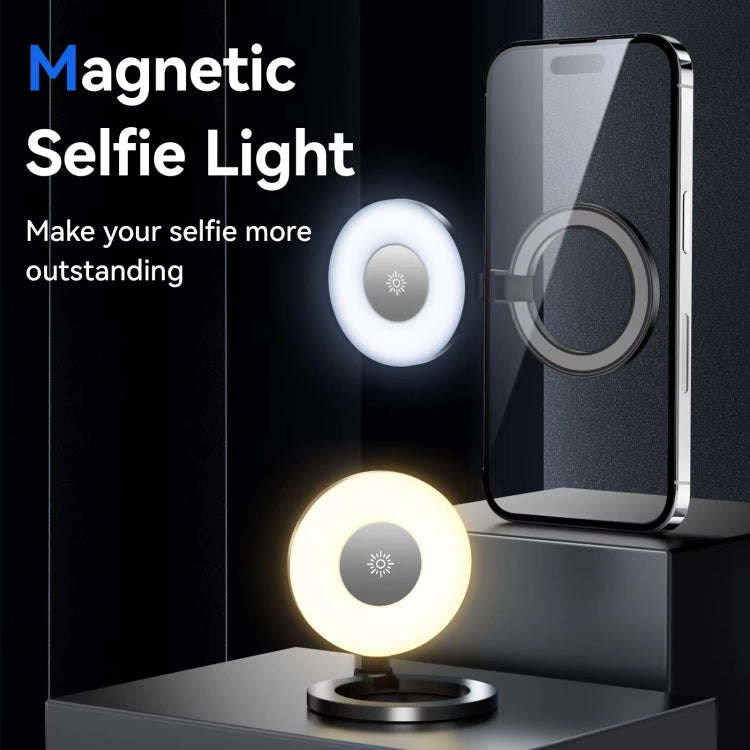 TELESIN Magnetic Selfie Light Rechargeable Foldable Fill Light For Mobile Phone, P5-BGD-01