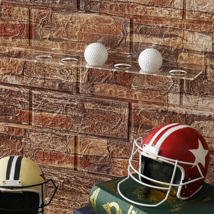 Acrylic Golf Ball Table Tennis Wall Display Rack, 132-1, 132-2