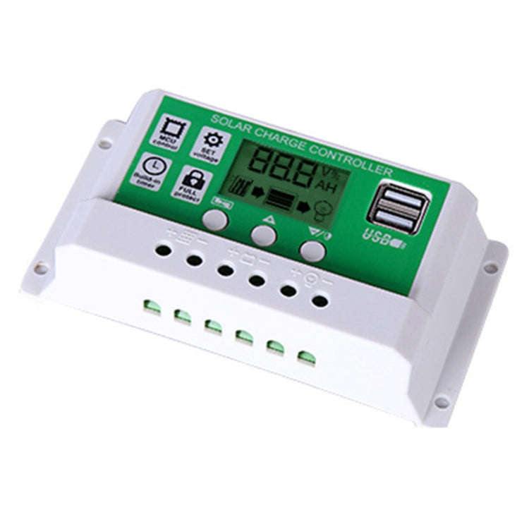 12V PWM Solar Cell Panel Charger Controller Lithium-ion Lead-acid Battery Solar Controller, 10A, ...