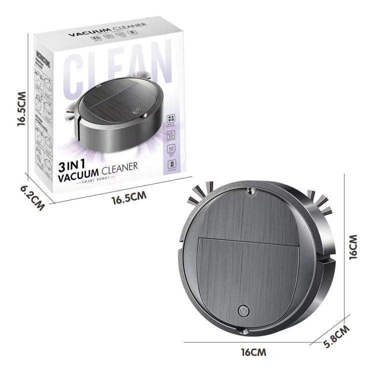 Intelligent Sweeper Robot Home Automatic 3 In 1 Integrated Cleaning Machine Vacuum Cleaner, Batte...