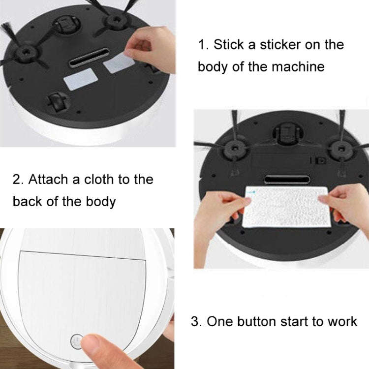 Intelligent Sweeper Robot Home Automatic 3 In 1 Integrated Cleaning Machine Vacuum Cleaner, Batte...