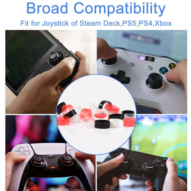 12pairs Silicone Joystick Protectors For Steam Deck / PS4 / PS5 / Switch / Xbox, 12pairs Mixed Color