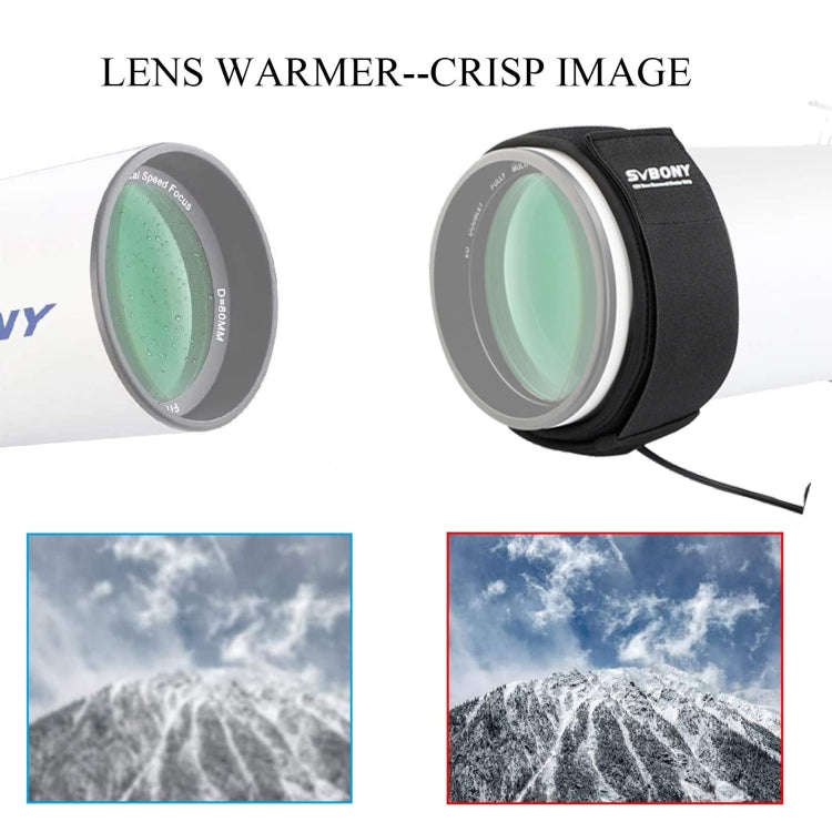SVBONY SV192 Lens Defogging Strip 560mm Heating Strip Three Levels Temperature Adjustable, SV192