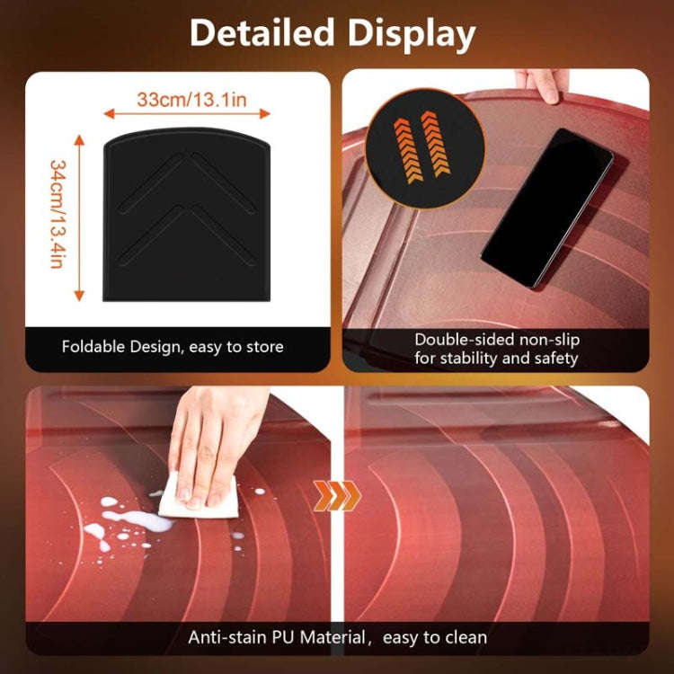 STARTRC GAMES VR Glasses Sport Game Simulation Floor Mat, Purple, Orange