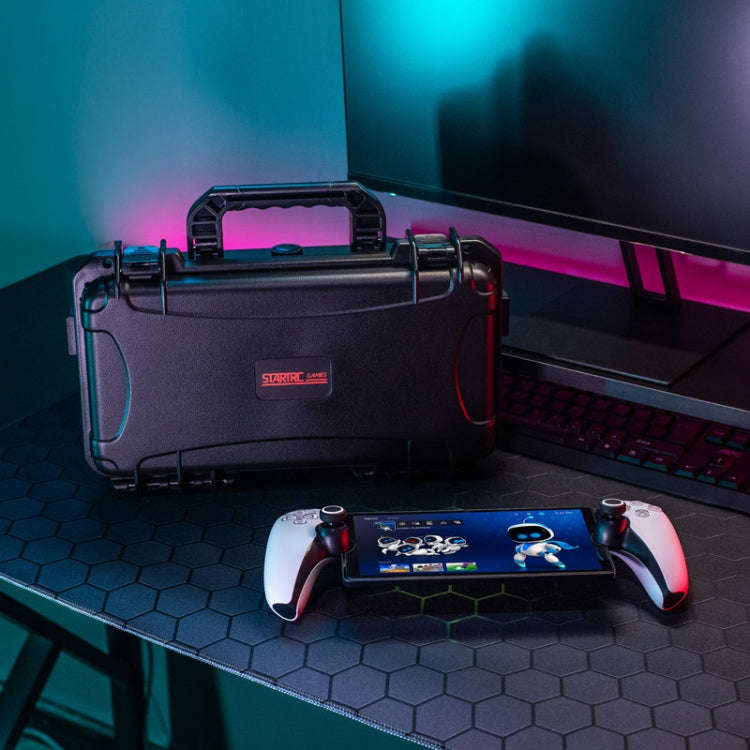 For PlayStation Portal STARTRC GAMES Console Storage Handheld IP67 Waterproof Hard Shell Bag, For...