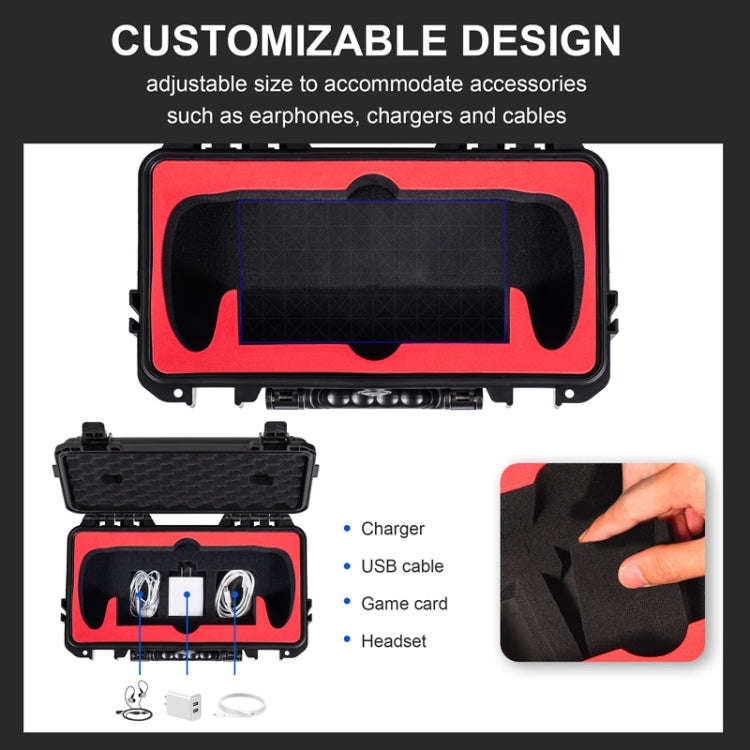 For PlayStation Portal STARTRC GAMES Console Storage Handheld IP67 Waterproof Hard Shell Bag, For...