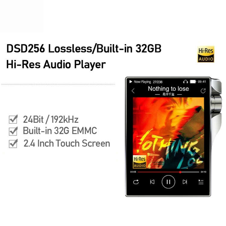 HiFi Lossless Music Player Mastering DSD256 Hard Decoding MP3