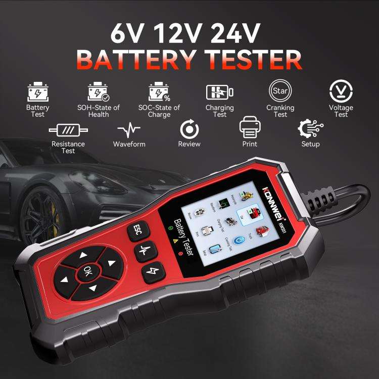 KONNWEI Automotive OBD2 Fault Diagnostic Tool Engine Code Reader 13 Languages, KW331