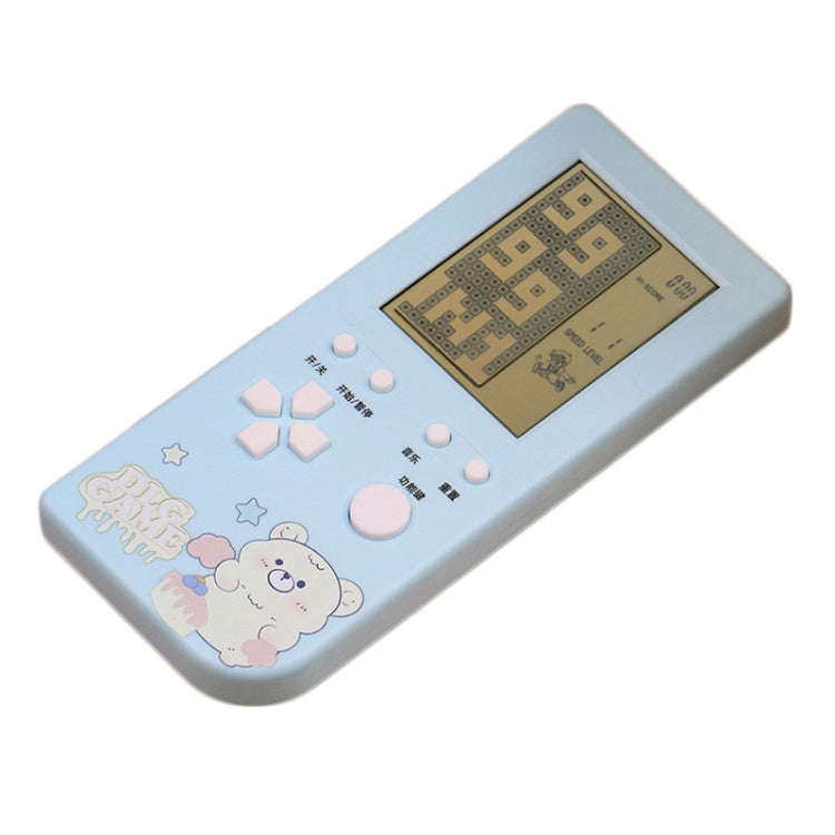 4.1 Inch Cartoon Big Screen Handheld Electronic Game Machine Kids Game Console Toy, Vertical Pink...