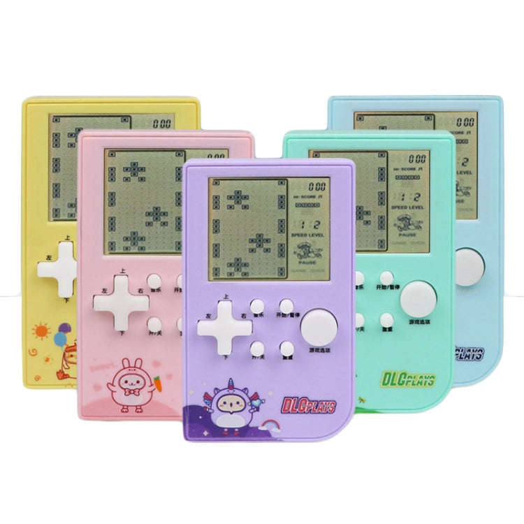 Classic Handheld Game Machine Kids Game Console Toy Educational Building Block Game Toy