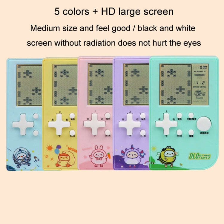 Classic Handheld Game Machine Kids Game Console Toy Educational Building Block Game Toy