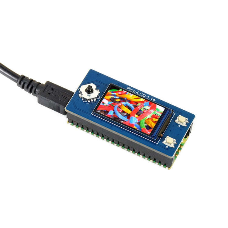 Waveshare 19340 For Raspberry Pi Pico 1.14inch 65K Colors LCD Display Module, 1.14inch LCD