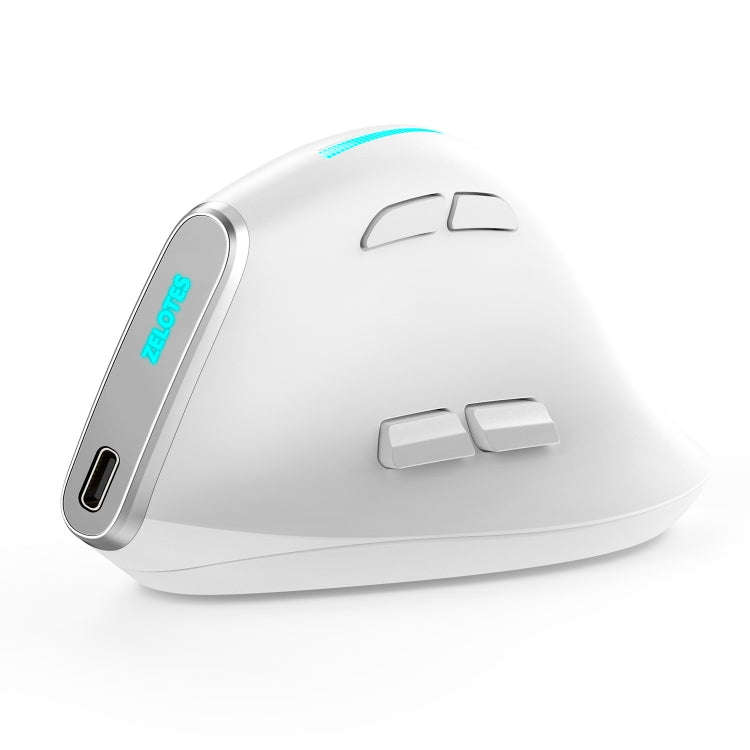 ZELOTES F36 9-Keys Vertical Grip Ergonomic Programming Dual Bluetooth + 2.4G Wireless Mouse, F36 ...