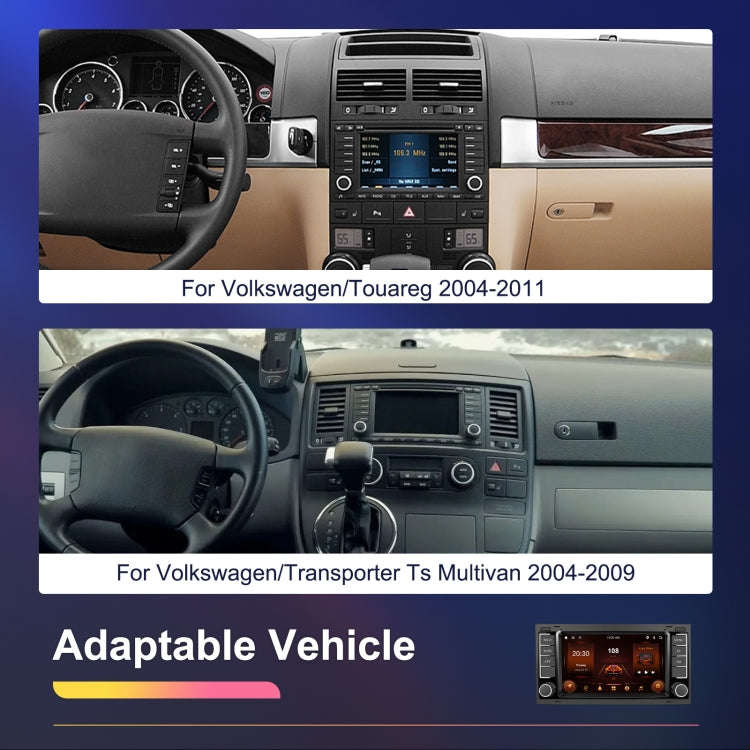 For Volkswagen Touareg 7-Inch Car WiFi Player Android 13 System Support CarPlay/Android Auto, 2+6...