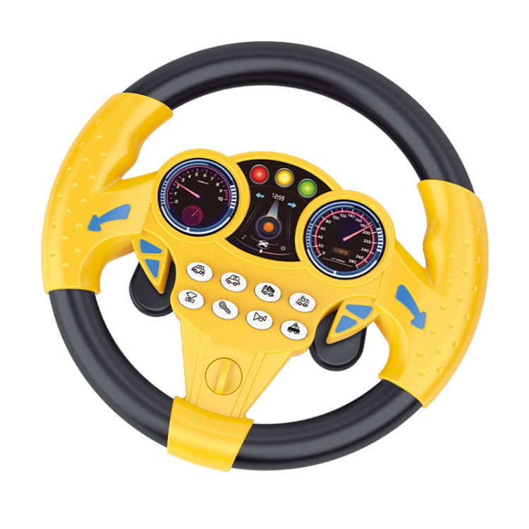 Children Car Copilot Steering Wheel Toy Simulation 360 Rotating Steering Wheel Racing Car Driving...