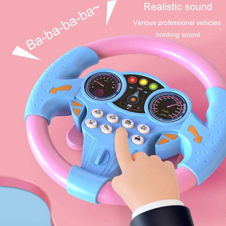 Children Car Copilot Steering Wheel Toy Simulation 360 Rotating Steering Wheel Racing Car Driving...