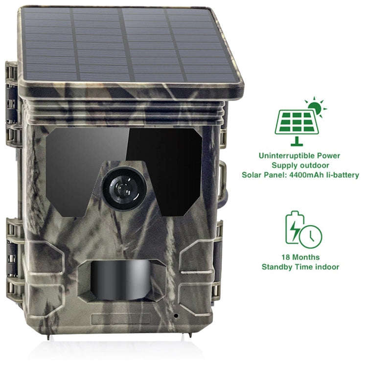 HC600A HD Night Vision Infrared Motion Detection Hunting Camera with Solar Panel, HC600A