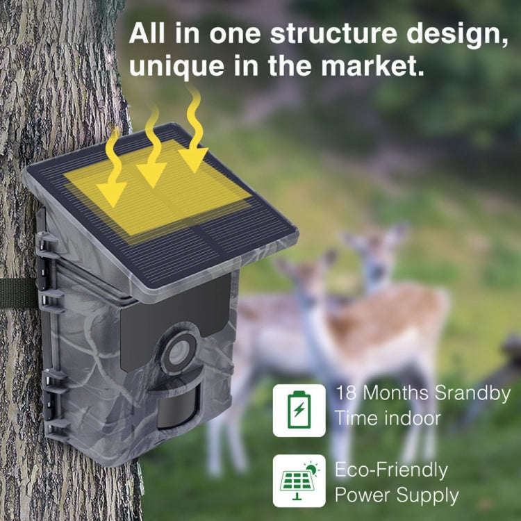 HC600A HD Night Vision Infrared Motion Detection Hunting Camera with Solar Panel, HC600A