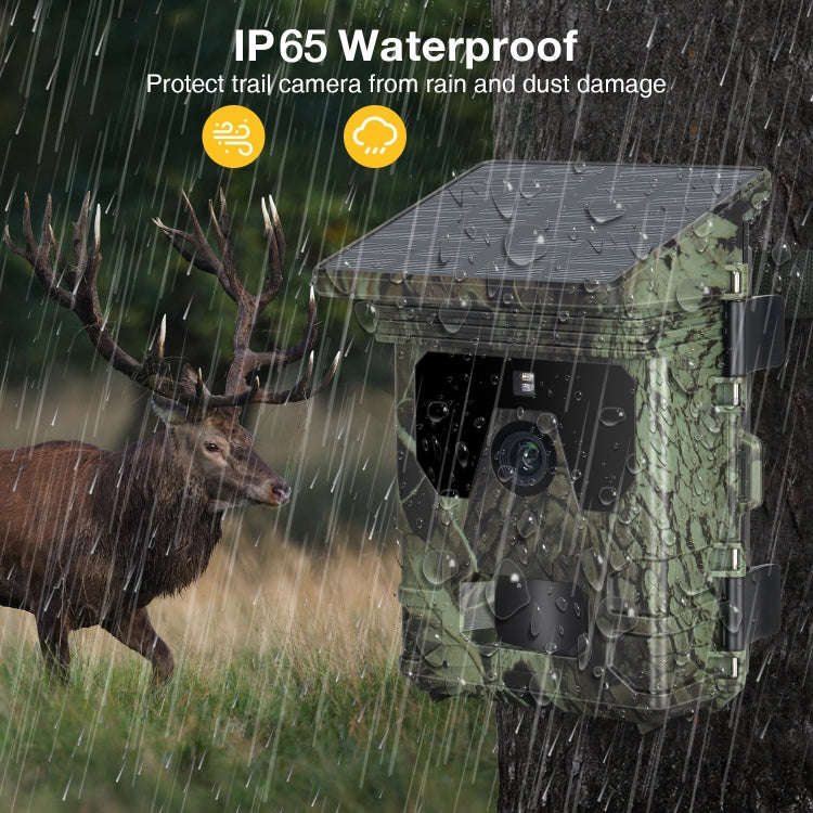 HC600A HD Night Vision Infrared Motion Detection Hunting Camera with Solar Panel, HC600A