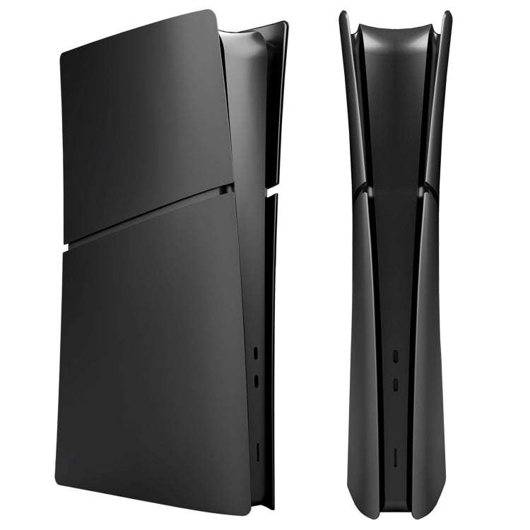 For PS5 Slim Replacement Faceplate Shell Detachable Protective Case, Disc Edition Black, Digital ...