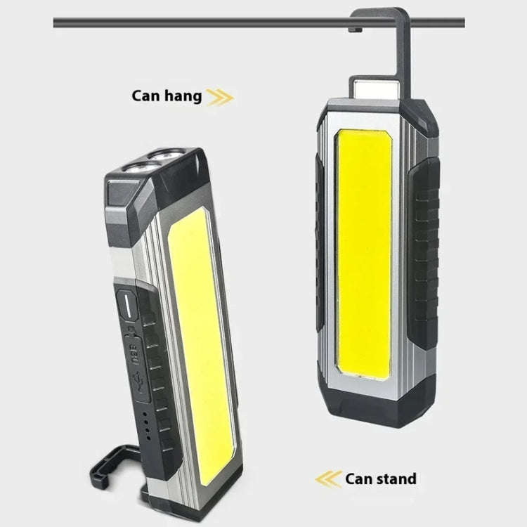 Flat Work Light LED Work Auto Repair Light USB Rechargeable Repair Light With Magnetic Attachment...