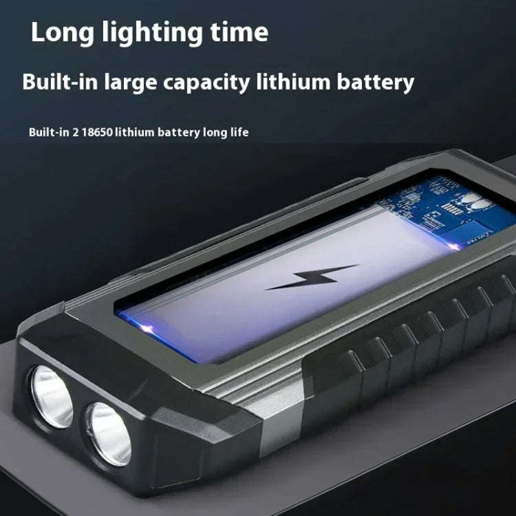 Flat Work Light LED Work Auto Repair Light USB Rechargeable Repair Light With Magnetic Attachment...