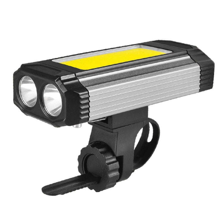 E-SMARTER K011 Bike LED Lamp USB Rechargeable Cycling Light COB Bright Flashlight