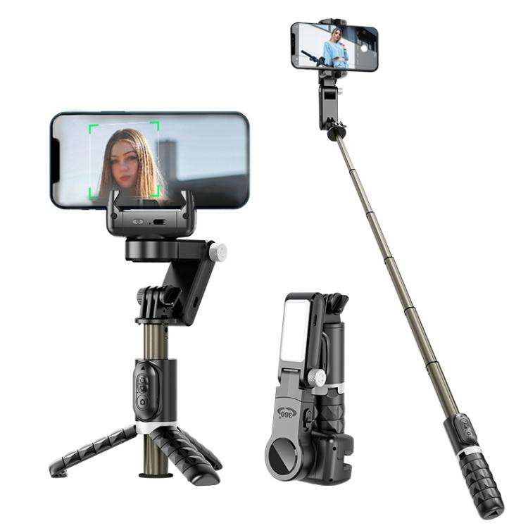 TokQi Q18 Desktop Wireless Remote Control Handheld Gimbal Stabilizer Fill Light Selfie Stick Tripod