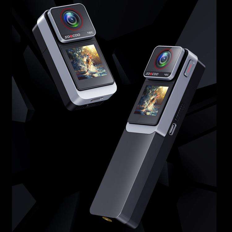 4K HD Anti-Shake Waterproof Motorcycle Riding Recorder Chest Head Mounted Diving Thumb Camera, SO...