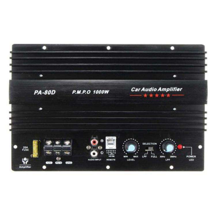 PA-80D Car Subwoofer Amplifier Motherboard 12V High Power Car Audio Module, PA-80D