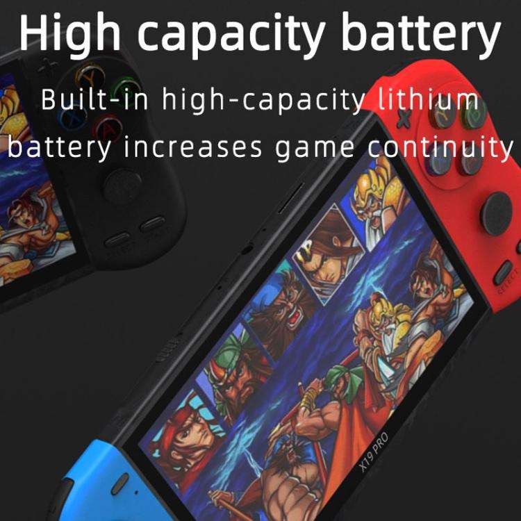 X19 Pro 5.1-inch Screen Handheld Game Console Supports AV TV Output With 8G Memory Card