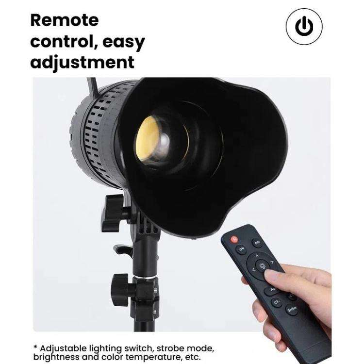 102 LEDs Spotlight Portrait Photography Fill Light Adjustable Focus Triple Color Temperature, CN ...