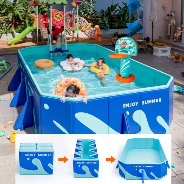 Children Home Free Inflatable Swimming Pool Foldable Outdoor Bracket Play Pool, 1.6m, 2.2m, 2.6m,...