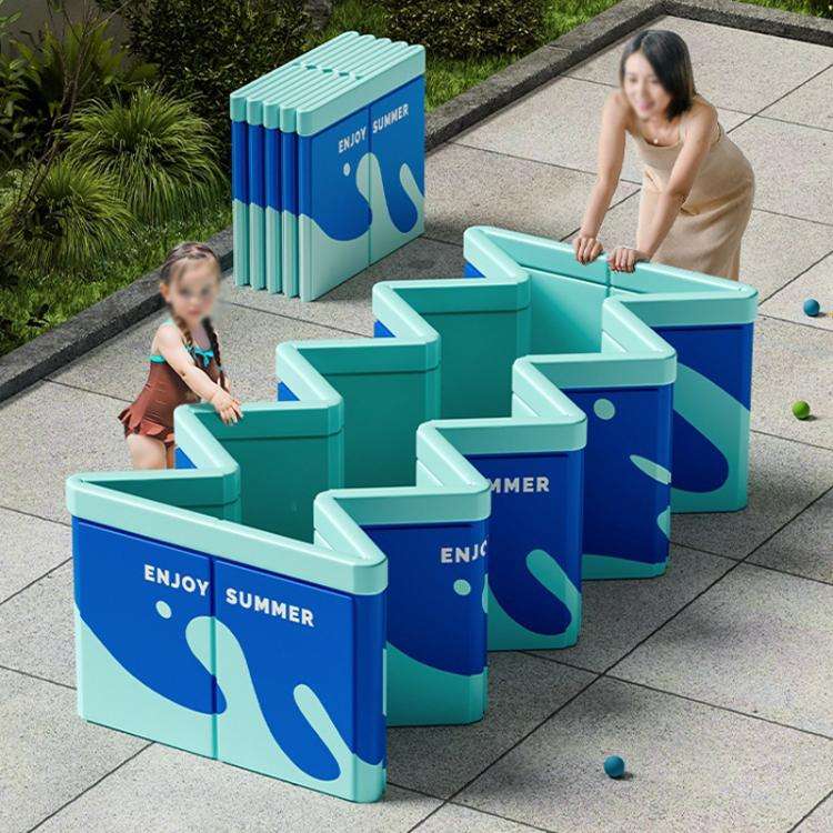 Children Home Free Inflatable Swimming Pool Foldable Outdoor Bracket Play Pool, 1.6m, 2.2m, 2.6m,...