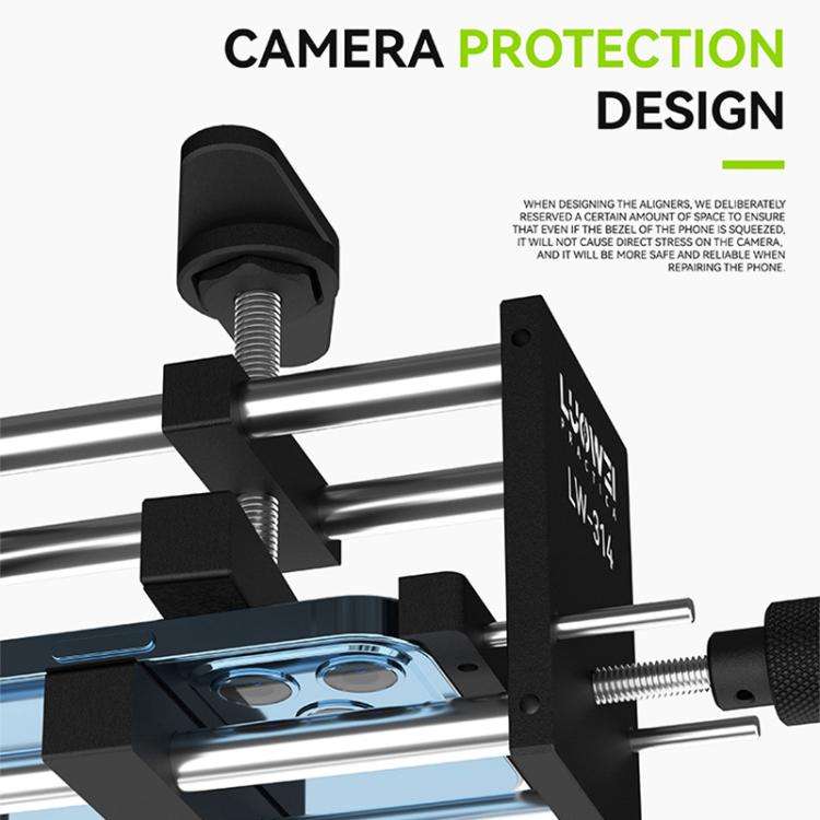 Aluminum Alloy Center Frame Corrector Cell Phone Center Frame Deformation Bending Repair Tool, LW...