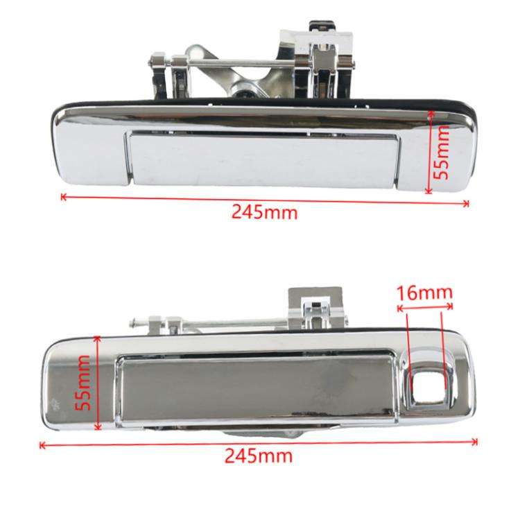 For Isuzu D-MAX Electroplated Car Tailgate Handle, 8981029682, With Camera Hole 8-98202618-1