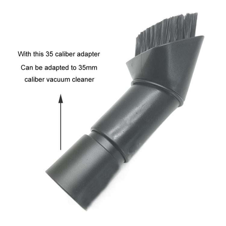 For Karcher / Miele / Bosch / Philips Vacuum Cleaner 32mm Soft Brush Nozzle 2.863-221.0, Black, W...