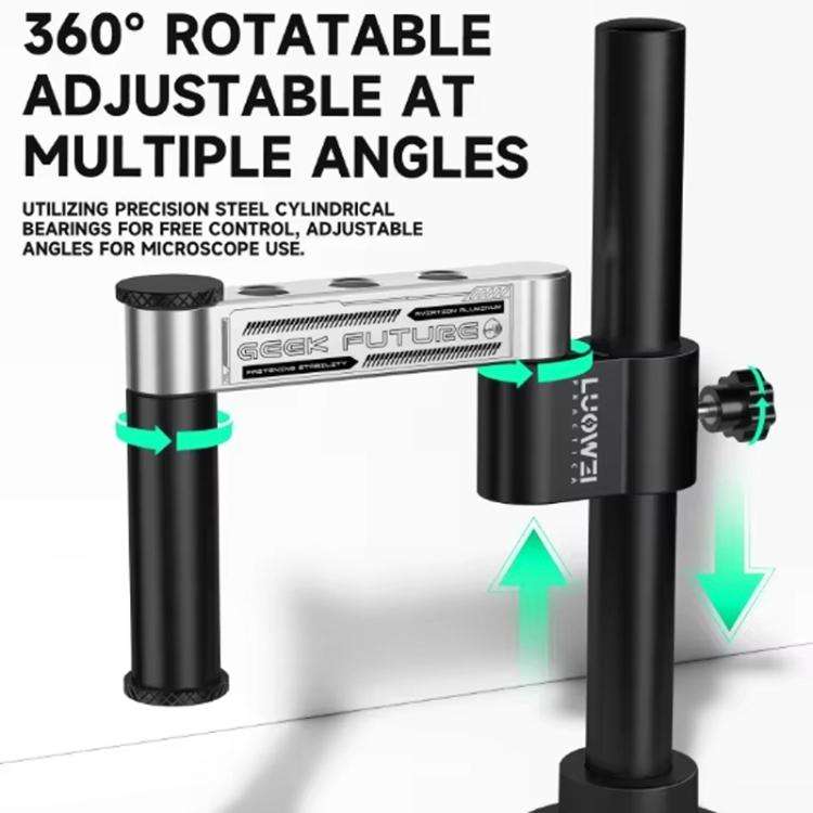 32mm Microscope Swing Arm Metal Universal Lifting and Stacking 360 Degree Single Arm Fixed Repair...