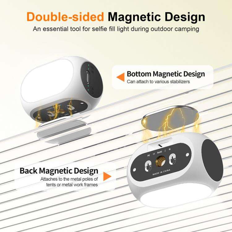 For DJI / Zhiyun Handheld Gimbal Stabilizer Fill Light Magnetic LED Photography Lamp Mobile Phone...