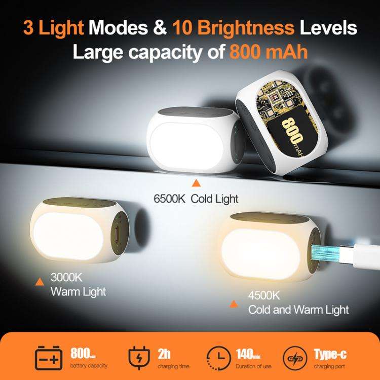 For DJI / Zhiyun Handheld Gimbal Stabilizer Fill Light Magnetic LED Photography Lamp Mobile Phone...